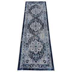 Sajalo Turkish Aqua Gray Runner 60X180cm