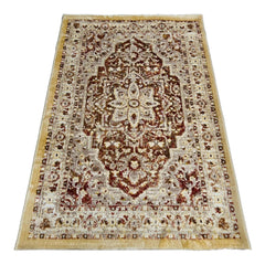 Sajalo Turkish Golden Brown Area Rug 100x150cm