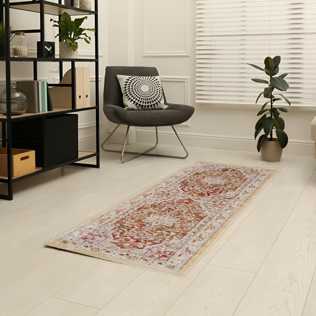 Sajalo Turkish Golden Brown Runner 60x180cm