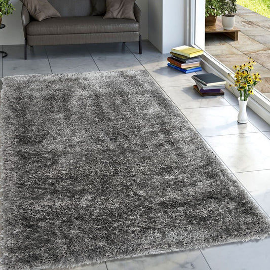 Grey Alpine Shaggy Rug